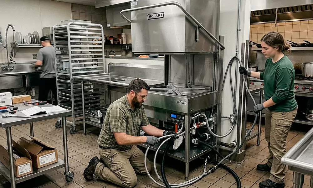 Commercial Dishwasher Installation in Westford, MA