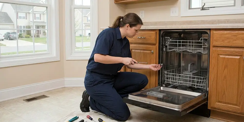 Dishwasher Latch Replacement in Westford, MA