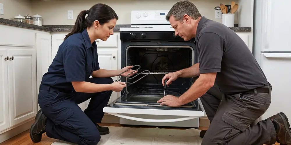 Oven Heating Element Replacement in Westford, MA