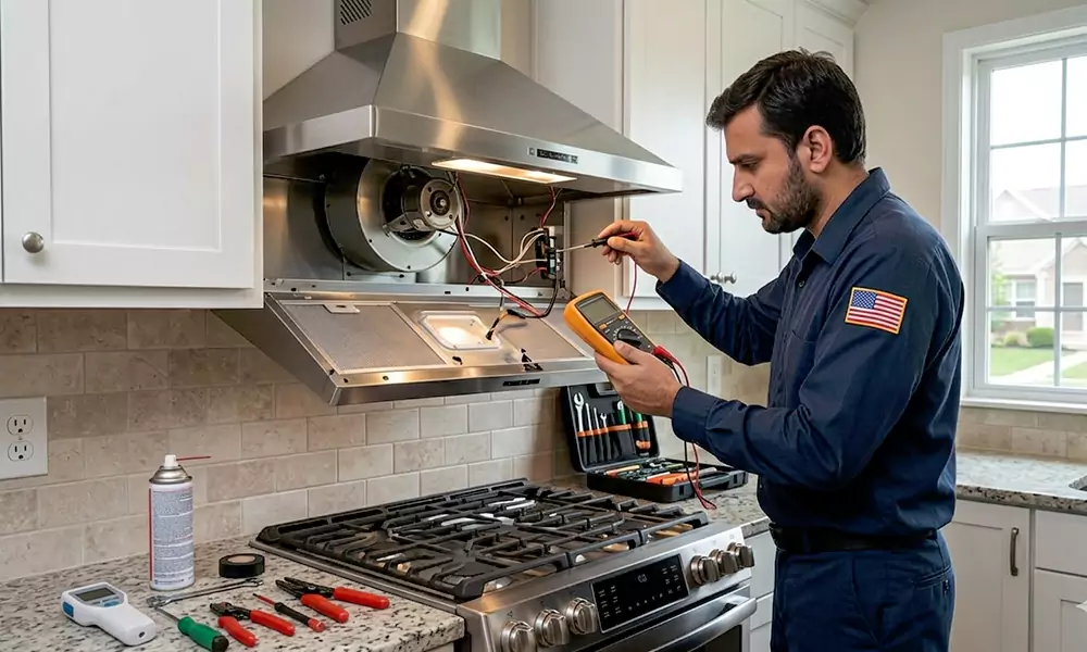 Range Hood Repair in Westford, MA