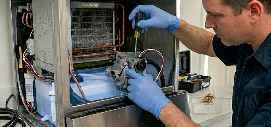Commercial Ice Maker Water Pump Repair in Westford