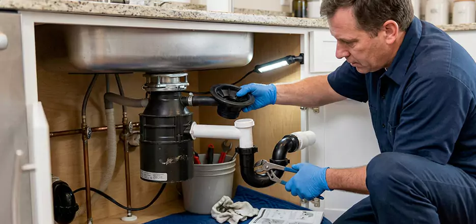 Garbage Disposal Splash Guard and Trap Installation in Westford
