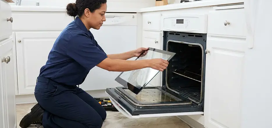Range Oven Door Glass Replacement in Westford